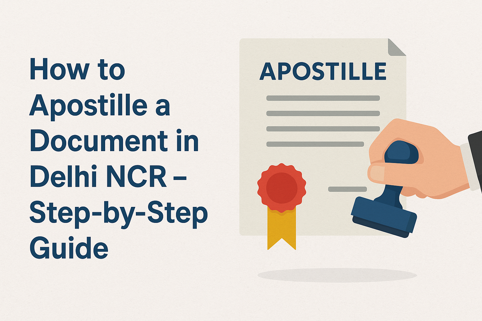 How to Apostille a Document in Delhi NCR